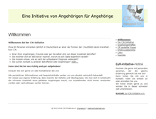 Tablet Screenshot of cjk-initiative.de